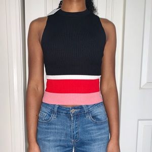 Fitted Sleeveless Sweater